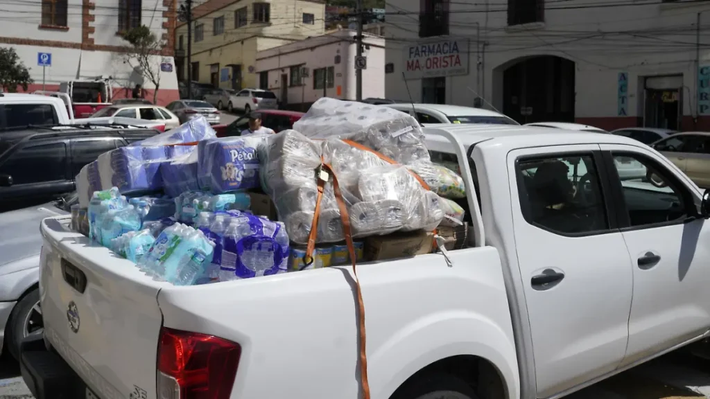 Ayuntamiento de Pachuca entrega 16 toneladas de víveres